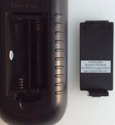 CONTROL REMOTO UNIVERSAL RCA PARA CONSOLIDAR MULTIPLES CONTROLES HASTA 3 DISPOSITIVOS Y ES COMPATIBLE CON LAS MARCAS MAS POPULARES DE TELEVISORES / RECEPTORES DE SATELITE/CABLE/DTC / REPRODUCTORES DE DVD/VCR / NUMERO DE PARTE RCR503BR / RCR503BZ / RCR50BE - Imagen 2